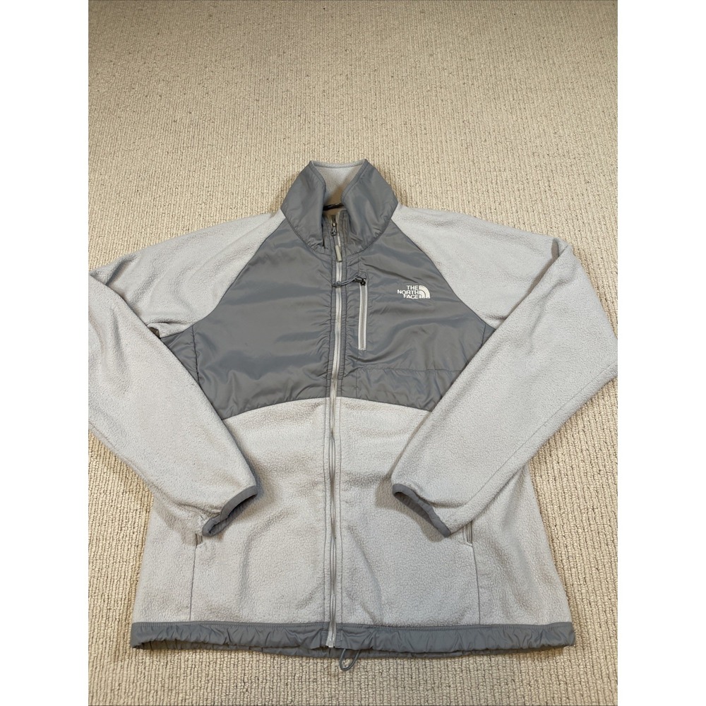 The North Face Women's Medium McEllison Zip Up Fleece Jacket Gray